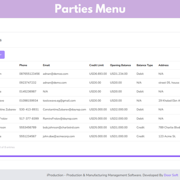 Production and Manufacture Management Software-18