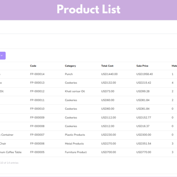 Production and Manufacture Management Software-18