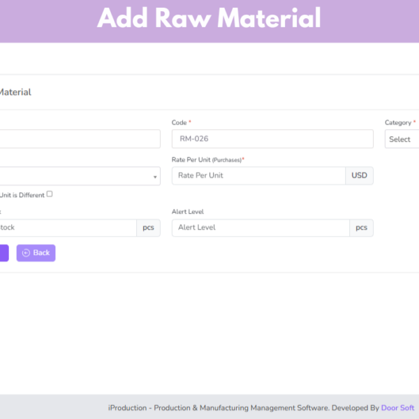 Production and Manufacture Management Software-18