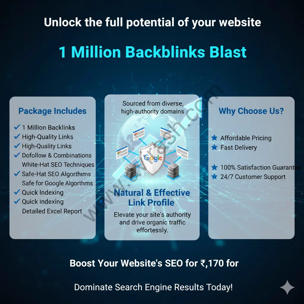 Buy 1 Million Backlinks Blast