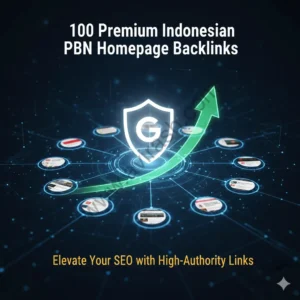 100 Premium Indonesian PBN Homepage Backlinks