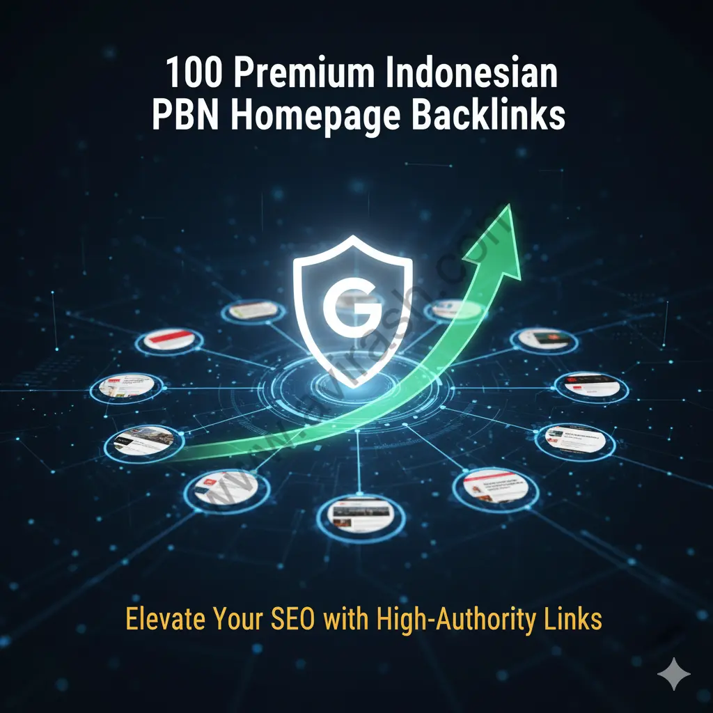 100 Premium Indonesian PBN Homepage Backlinks