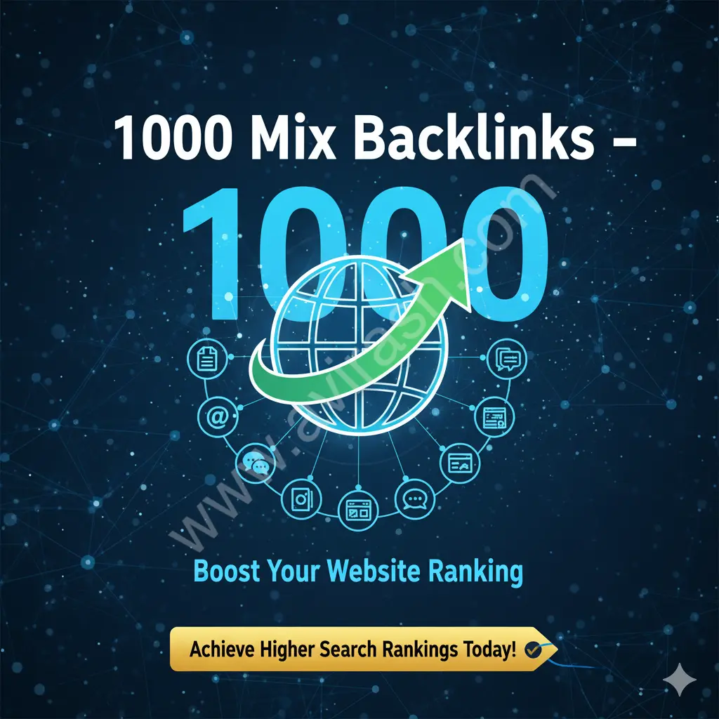 1000 Mix Backlinks – Boost Your Website Ranking