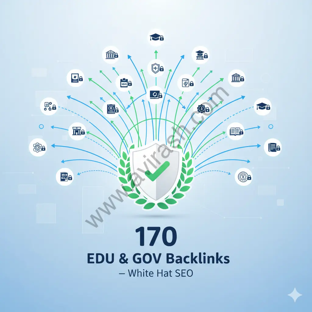 170 EDU & GOV Backlinks – White Hat SEO