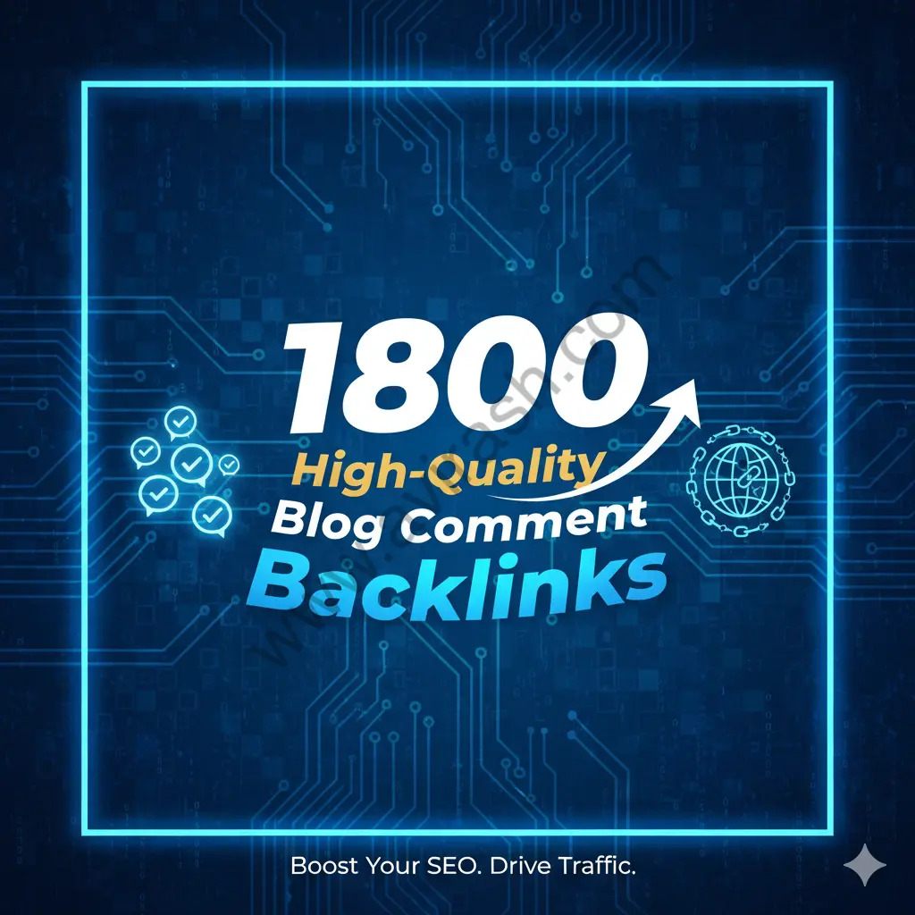 1800 High-Quality Blog Comment Backlinks
