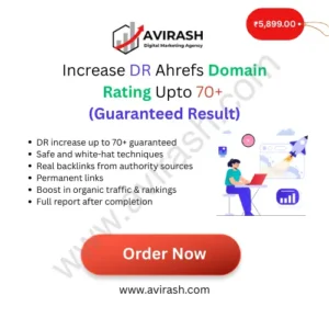 Increase DR Ahrefs Domain Rating Upto 70+